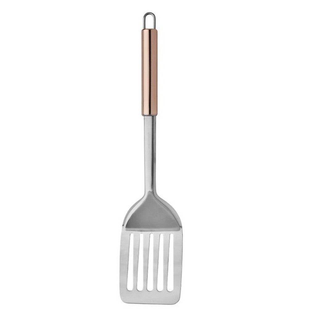 Espátula Gourmet de Aço Inox Premium | Cabo Rose Ergonômico | Design Moderno e Durável
