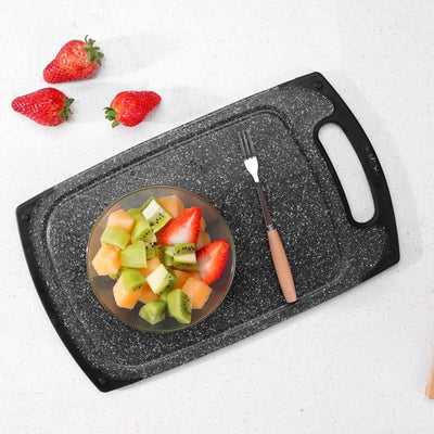 Tábua de Corte Profissional Preta Polipropileno