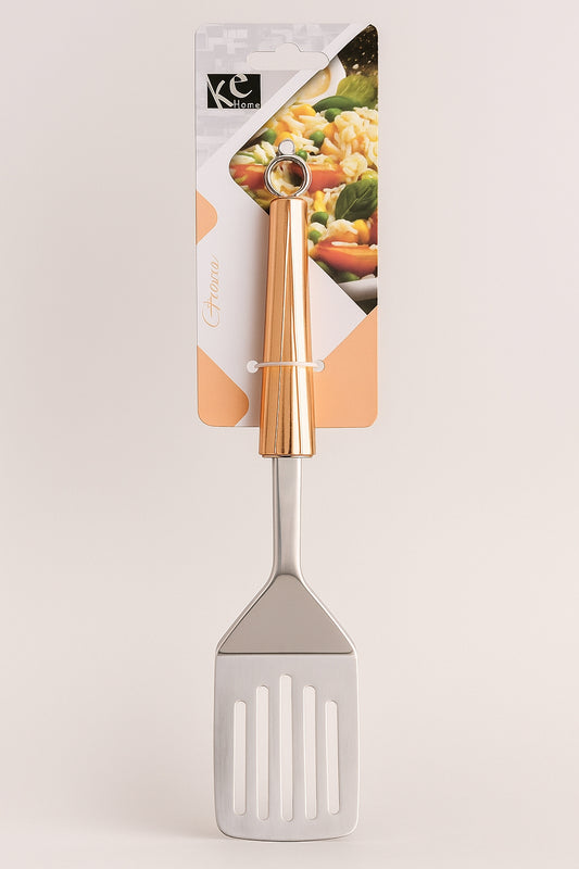 Espátula Gourmet de Aço Inox - Cabo Rose com Design e Funcionalidade